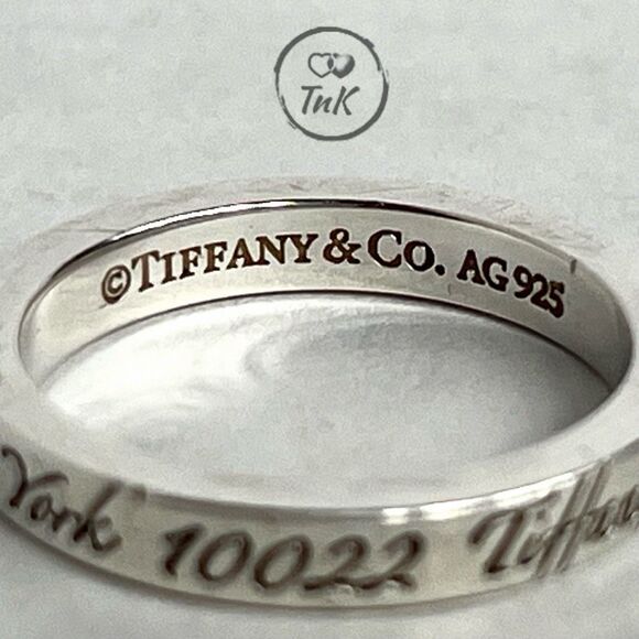 Rare & Retired - Tiffany & Co Notes Fifth Ave Ring - Size 5 - Picture 4 of 16